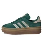 נעלי אדידס | Adidas Gazelle Bold Collegiate Green White Gold