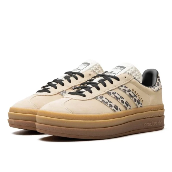 נעלי אדידס | Adidas Gazelle Bold Cream Black Leopard