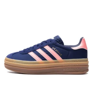 נעלי אדידס | Adidas Gazelle Bold Dark Blue Pink Spark