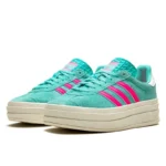 נעלי אדידס | Adidas Gazelle Bold Flash Aqua Lucid Pink
