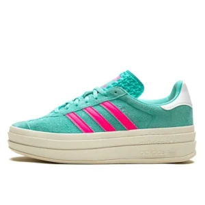 נעלי אדידס | Adidas Gazelle Bold Flash Aqua Lucid Pink