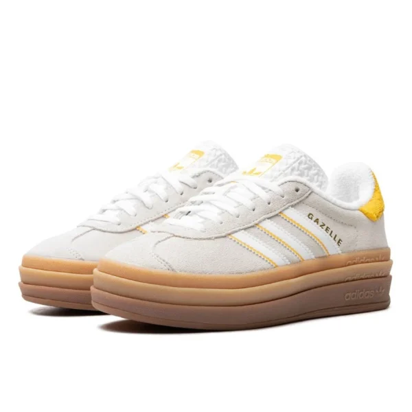 נעלי אדידס | Adidas Gazelle Bold Ivory Bold Gold