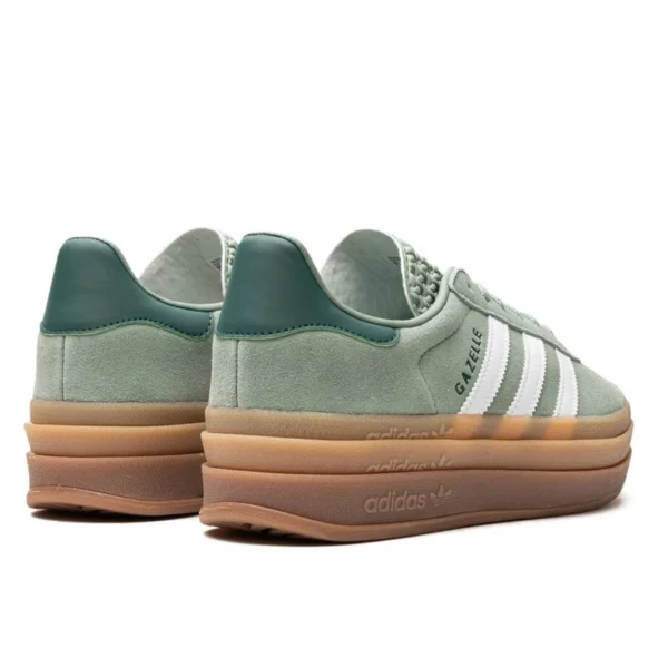 נעלי אדידס | Adidas Gazelle Bold Silver Green Gum