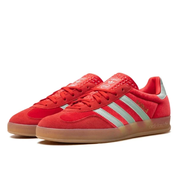 נעלי אדידס | Adidas Gazelle Indoor Better Scarlet Hazy Green