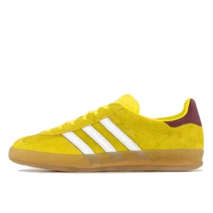 נעלי אדידס | Adidas Gazelle Indoor Bright Yellow Collegiate Burgundy