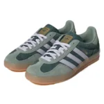 נעלי אדידס | Adidas Gazelle Indoor Mineral Green Silver Dawn