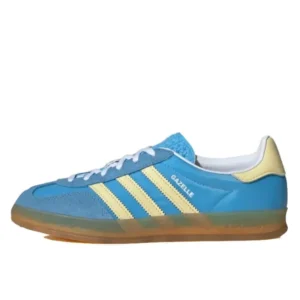 נעלי אדידס | Adidas Gazelle Indoor Semi Blue Burst Almost Yellow