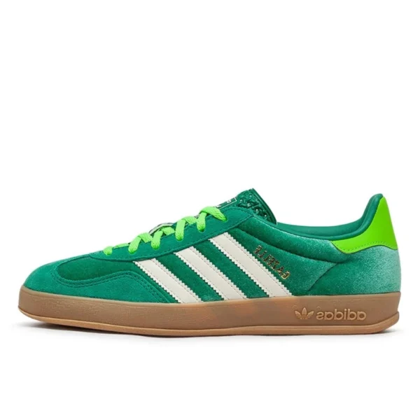 נעלי אדידס | Adidas Gazelle Indoor Semi Court Green Velvet
