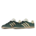 נעלי אדידס | Adidas Gazelle Indoor Shadow Green Warm Sandstone
