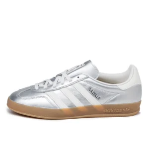 נעלי אדידס | Adidas Gazelle Indoor Silver Metallic Core White