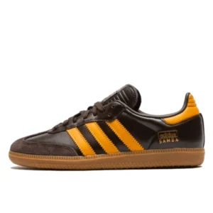 נעלי אדידס | Adidas Samba OG Dark Brown Preloved Yellow