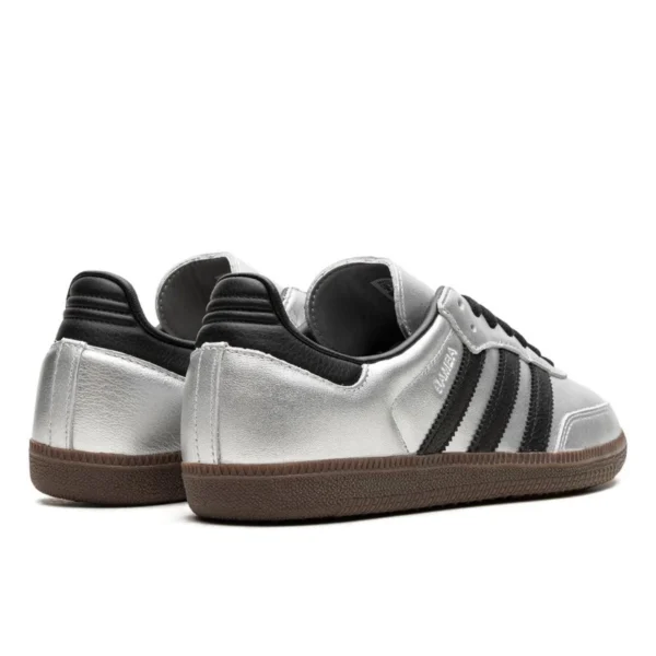 נעלי אדידס | Adidas Samba OG Silver Metallic Black Gum