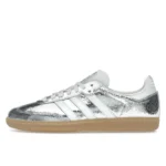 נעלי אדידס | Adidas Samba OG Silver Metallic Cracked Leather