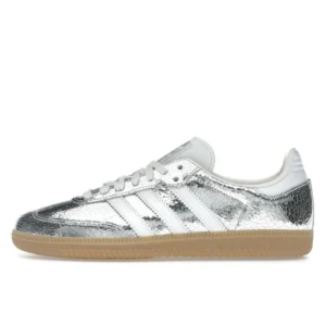 נעלי אדידס | Adidas Samba OG Silver Metallic Cracked Leather