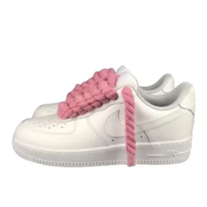 נעלי נייק | Nike Air Force 1 Custom Lacet Corde Rose
