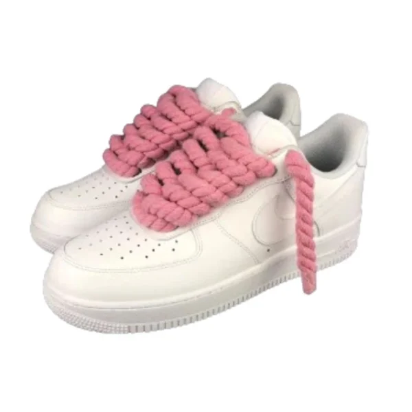 נעלי נייק | Nike Air Force 1 Custom Lacet Corde Rose