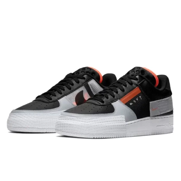 נעלי נייק | Nike Air Force 1 Drop Type Black Hyper Crimson
