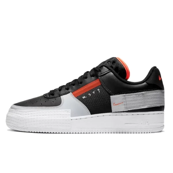 נעלי נייק | Nike Air Force 1 Drop Type Black Hyper Crimson