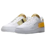 נעלי נייק | Nike Air Force 1 Drop Type White Gold Yellow