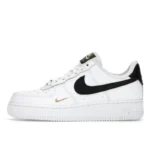 נעלי נייק | Nike Air Force 1 Low '07 Essential White Black Gold Mini Swoosh