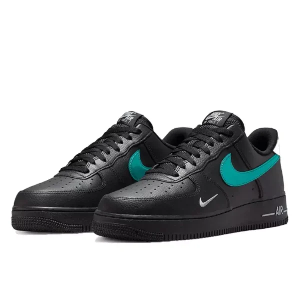 נעלי נייק | Nike Air Force 1 Low Black Blue Lightning