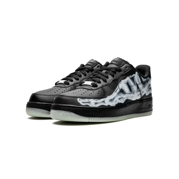 נעלי נייק | Nike Air Force 1 Low Black Skeleton Halloween 2019