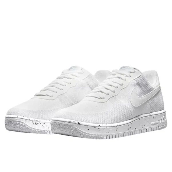 נעלי נייק | Nike Air Force 1 Low Crater Flyknit White