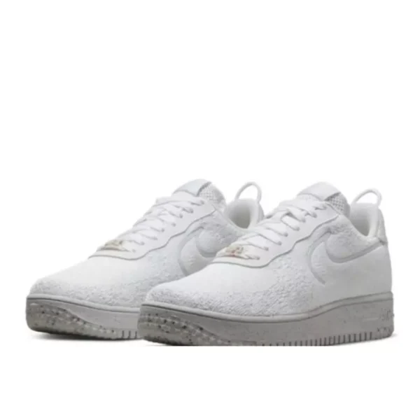נעלי נייק | Nike Air Force 1 Low Crater Flyknit White Platinum Tint