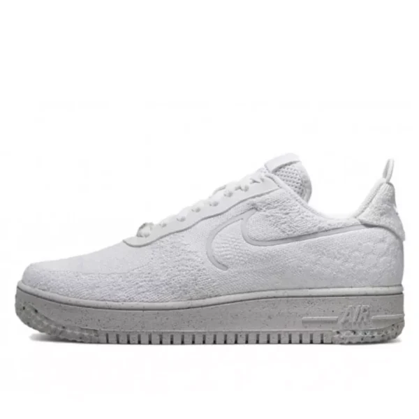 נעלי נייק | Nike Air Force 1 Low Crater Flyknit White Platinum Tint