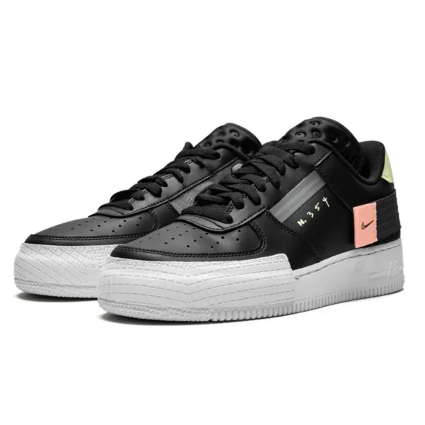 נעלי נייק | Nike Air Force 1 Low Drop Type Black
