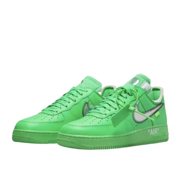 נעלי נייק | Nike Off-White Air Force 1 Low Light Green Spark
