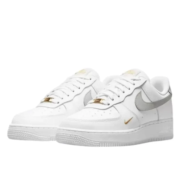 נעלי נייק | Nike Air Force 1 Low White Grey Gold