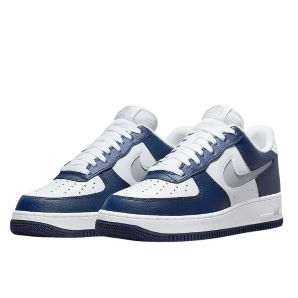 נעלי נייק | Nike Air Force 1 Low White Navy Grey