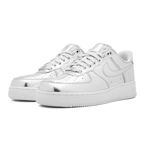 נעלי נייק | Nike Air Force 1 Metallic Silver Chrome