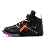 נעלי נייק | Nike Air Force 1 Mid Off-White Clear Black