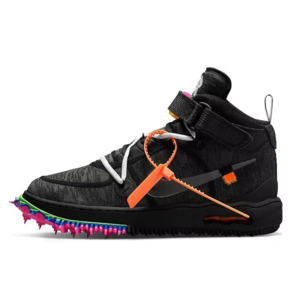 נעלי נייק | Nike Air Force 1 Mid Off-White Clear Black