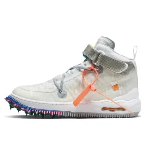נעלי נייק | Nike Air Force 1 Mid Off-White Clear White