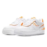 נעלי נייק | Nike Air Force 1 Shadow Total White Orange