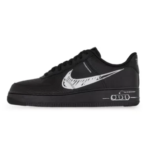 נעלי נייק | Nike Air Force 1 Sketch Black