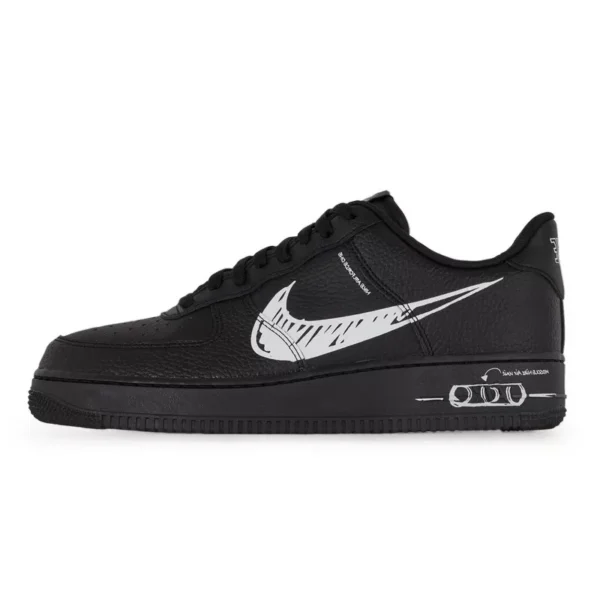 נעלי נייק | Nike Air Force 1 Sketch Black