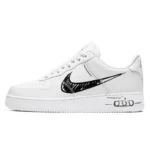 נעלי נייק | Nike Air Force 1 Sketch White Black