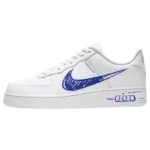נעלי נייק | Nike Air Force 1 Sketch White Royal