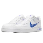 נעלי נייק | Nike Air Force 1 Sketch White Royal