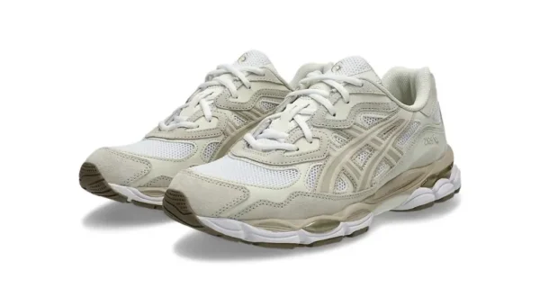 נעלי אקסיקס | Asics Gel-NYC White Feather Grey