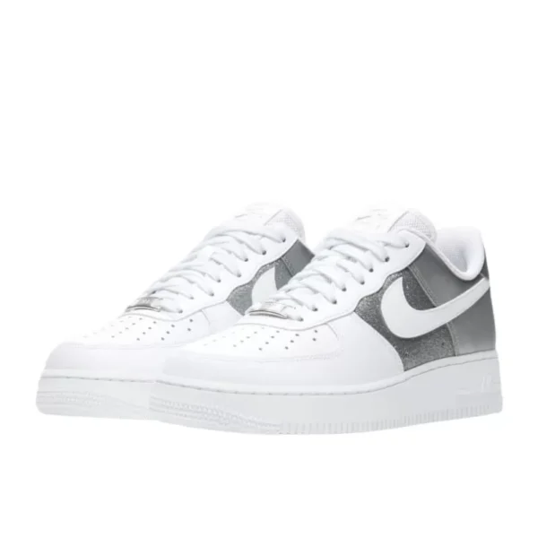 נעלי נייק | Nike Air Force 1 Low 07 White Metallic Silver