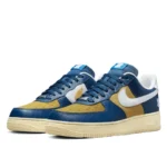 נעלי נייק | Nike Air Force 1 Low SP Undefeated 5 On It Blue Yellow Croc