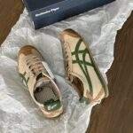 נעלי אוניטסוקה טייגר | Onitsuka Tiger Mexico 66 Beige Grass Green
