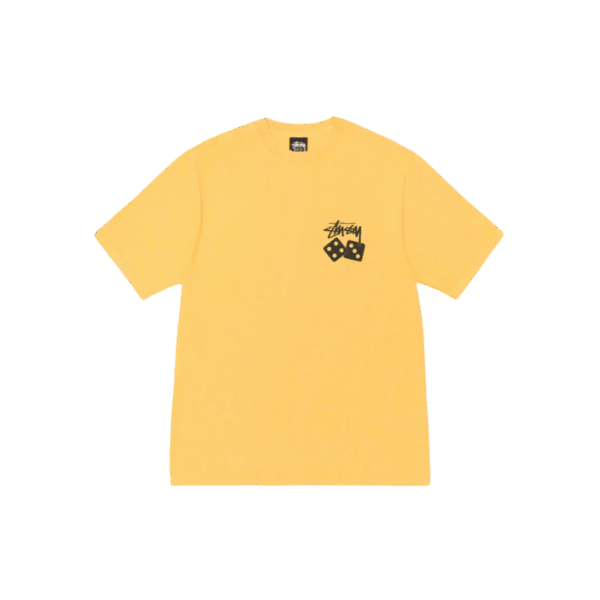 Stüssy Pigment Dyed Dice Tee Yellow