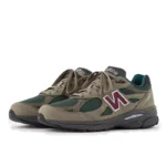 נעלי ניו באלאנס | New Balance 990 V3 MiUSA Green Olive