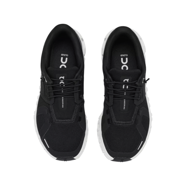 נעלי און קלאוד | On Cloud 6 Running Shoes Black/White